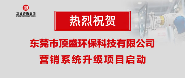 東莞市頂盛環(huán)?？萍加邢薰緺I(yíng)銷(xiāo)系統(tǒng)升級(jí)項(xiàng)目啟動(dòng)
