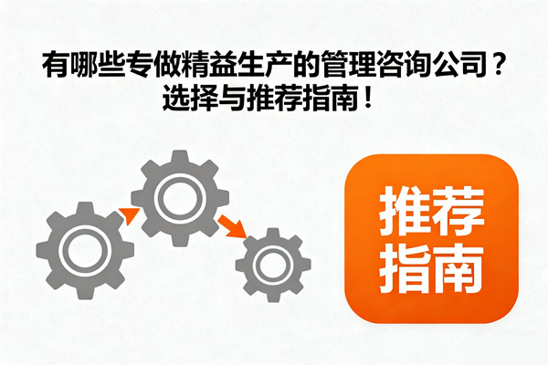 有哪些專做精益生產(chǎn)的管理咨詢公司？選擇與推薦指南！